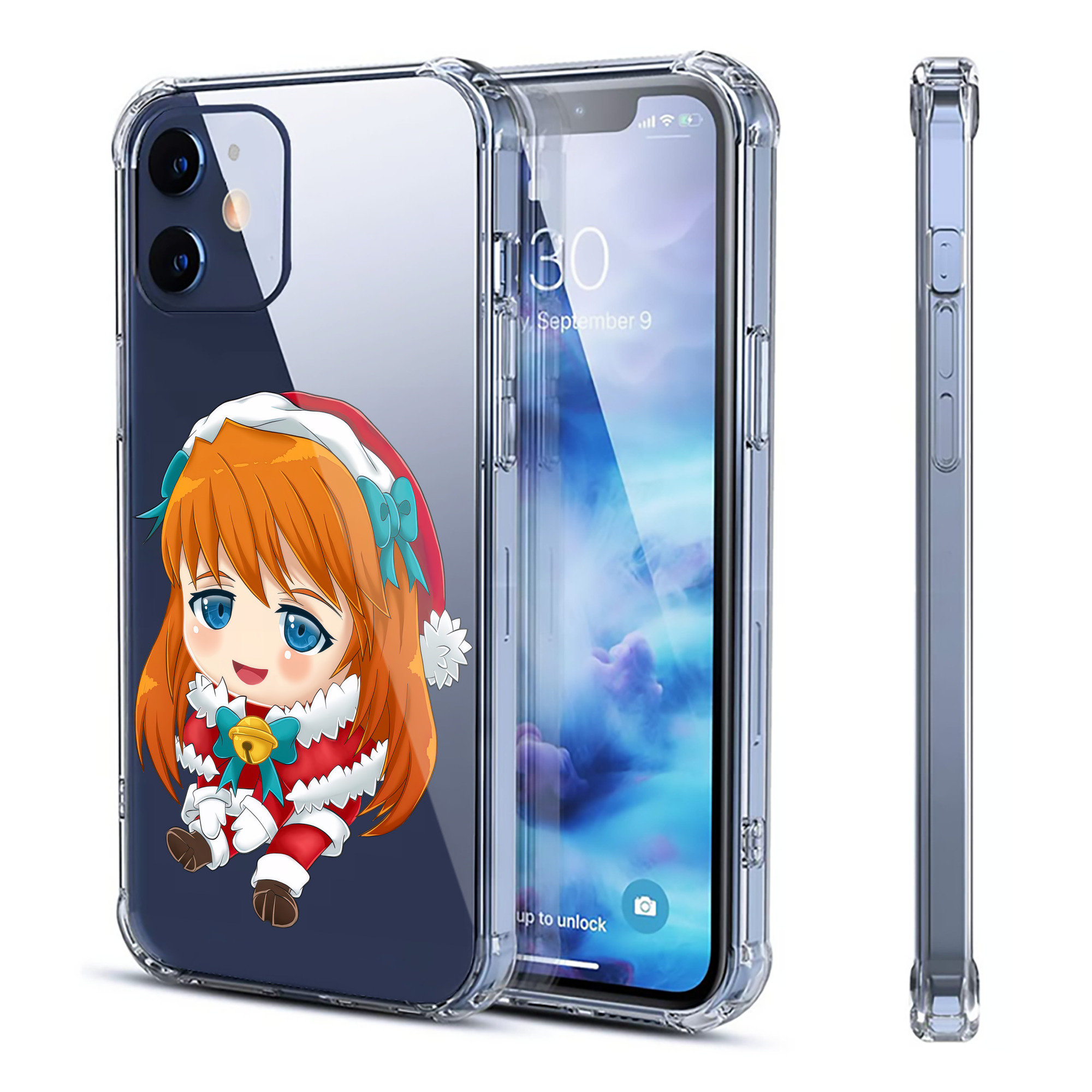 （画像用） EVA 新世紀エヴァンゲリオン 【iPhone 12シリーズ対応】透明スマホケース（クリアソフトケース）